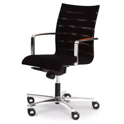 Sentrum chair, L: 65cm, Width: 62cm, H: 90-99cm, Weight: 15,3kg. Sitting area: 43-52cm, 15,3kg (05/2A)