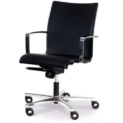 Sentrum chair, L: 65cm, Width: 62cm, H: 90-99cm, Weight: 16,1kg. Sitting area: 43-52cm, 16,1kg (05/4A)