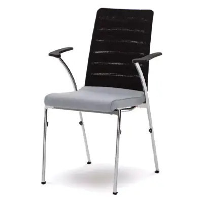 Evosa Congress chair, L: 59cm, Width: 58,5cm, H: 90cm, Weight: 7,3kg. Sitting area: 47cm, 7,3kg (08/3A)