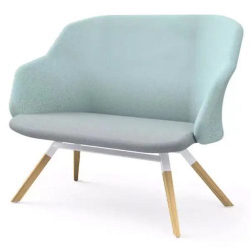 Junea chair, L: 69cm, Width: 129,5cm, H: 94cm, Weight: 19,2kg. Sitting area: 46cm, 19,2kg (10/14)