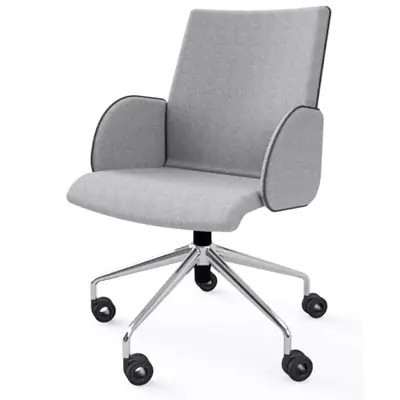 Casuelle chair, L: 64cm, Width: 61cm, H: 93,5-100,5cm, Weight: 11,2kg. Sitting area: 47-54cm, 11,2kg (19/3A)