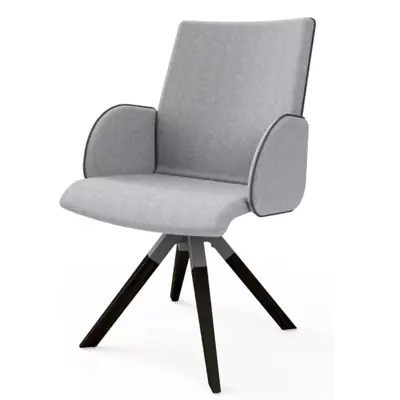 Casuelle chair, L: 60,5cm, Width: 61cm, H: 93,5cm, Weight: 10,6kg. Sitting area: 47cm, 10,6kg (19/6A)