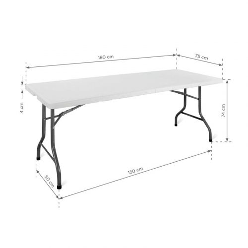 Event table E180, white, 183cm, 25kg (E180-eventW)