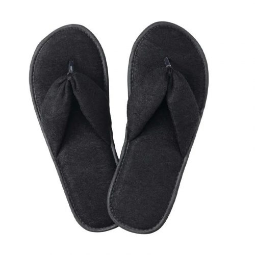 Frottír papucs flip-flop, 30cm (UNI532SLBSL)