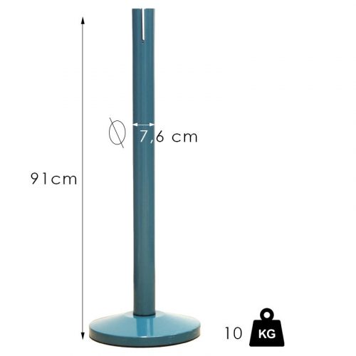 XL tape barrier post, 4.8m